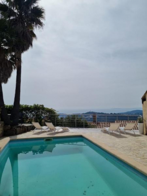 Mountain Beach Villa with panorama view & private pool & sun terrasse